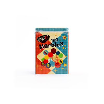Toysmith 5926 Neato Classics 160 Marbles in a Tin Box Image 1