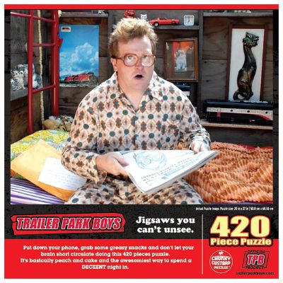 Trailer Park Boys Bubbles Shed Life 420pc Jigsaw Chunky Puzzle TV Series Character Mighty Mojo Image 3