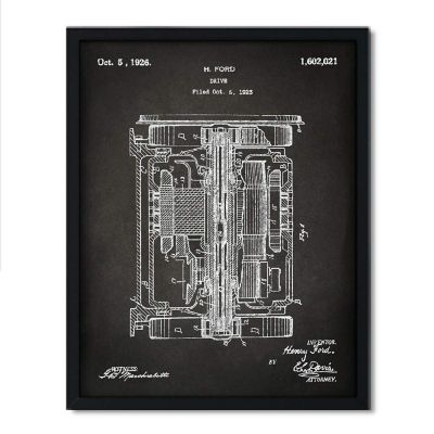 Train Transmission Patent 8.5x11in Image 1