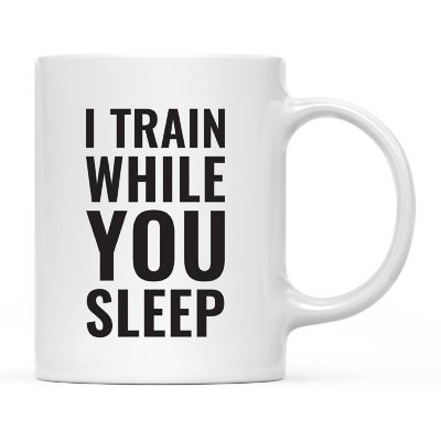 Train While You Sleep Ceramic Mug Image 2