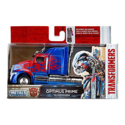 Transformers 1:24 Optimus Prime MetalFigs Diecast Collectible Vehicle Image 3