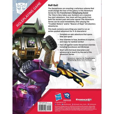 Transformers Roleplaying Game: The Time Is Now Adventure Book Image 1