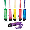 Transparent Flashlights on A Rope - 12 Pc. Image 1