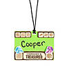 Treasure Hunt Name Tag Necklace Craft Kit - Makes 12 - Less Then Perfect Image 1