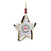 Tree And Star Cookie Cutter Ornament (Set Of 12) 4.5"H, 6.5"H Clay Dough/Metal Image 2