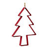Tree Cookie Cutter Ornament (Set Of 4) 12"H Metal Image 1