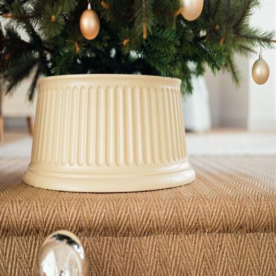 Tree Nest Rome Extra-Large Christmas Tree Stand, Ivory Image 2