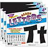 TREND Black 4" Friendly Combo Ready Letters, 3 Packs Image 1