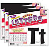 TREND Black 4" Playful Combo Ready Letters, 3 Packs Image 1