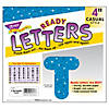 TREND Blue Sparkle 4" Casual Uppercase Ready Letters, 71 Per Pack, 3 Packs Image 2