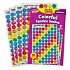 TREND Colorful Sparkle Smiles superSpots Value Pack, 1300 Per Pack, 3 Packs Image 1