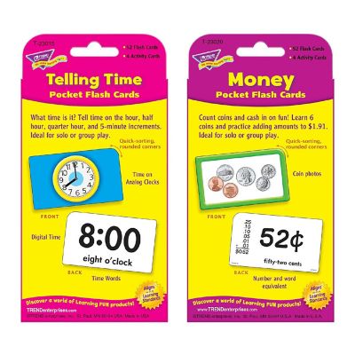 Trend Enterprises: Time &amp; Money Flash Cards Bundle Image 3