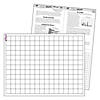 TREND Graphing Grid (Small Squares) Wipe-Off Chart, 17" x 22", Pack of 6 Image 3