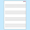 TREND Music Staff Paper Wipe-Off Chart, 17" x 22", Pack of 6 Image 2
