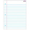TREND Notebook Paper Wipe-Off Chart, 17" x 22", Pack of 6 Image 1