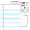 TREND Notebook Paper Wipe-Off Chart, 17" x 22", Pack of 6 Image 2