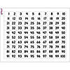 TREND Numbers 1-100 Wipe-Off Chart, 17" x 22", Pack of 6 Image 1