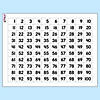 TREND Numbers 1-100 Wipe-Off Chart, 17" x 22", Pack of 6 Image 2