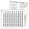 TREND Numbers 1-100 Wipe-Off Chart, 17" x 22", Pack of 6 Image 3