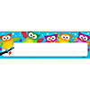 TREND Owl-Stars! Desk Toppers Name Plates, 36 Per Pack, 6 Packs Image 1