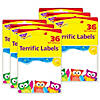TREND Owl-Stars! Terrific Name Tag/Labels, 36 Per Pack, 6 Packs Image 1