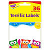 TREND Owl-Stars! Terrific Name Tag/Labels, 36 Per Pack, 6 Packs Image 1