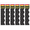 TREND Polka Dots Black Terrific Trimmers, 39 Feet Per Pack, 6 Packs Image 1