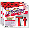 TREND Red 4" Playful Combo Ready Letters, 3 Packs Image 1