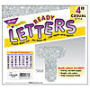 TREND Silver Sparkle 4" Casual Uppercase Ready Letters, 71 Per Pack, 3 Packs Image 2