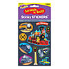 TREND Terrific Trains/Licorice Mixed Shapes Stinky Stickers, 40 Per Pack, 6 Packs Image 1