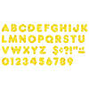 TREND Yellow Sparkle 4" Casual Uppercase Ready Letters, 71 Per Pack, 3 Packs Image 1