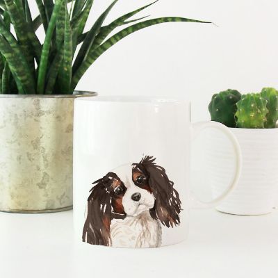 Tri Color King Charles Spaniel Mug Image 1