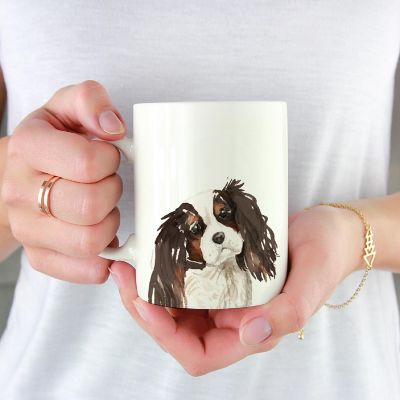 Tri Color King Charles Spaniel Mug Image 1