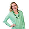 Tri-Color St. Patrick&amp;#8217;s Day Plastic Leis - 12 Pc. Image 1