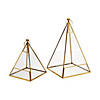 Triangle Terrarium Lanterns - 2 Pc. Image 1