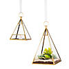 Triangle Terrarium Lanterns - 2 Pc. Image 1