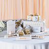 Triangle Wedding Sign Ceramic Name Plates - 3 Pc. Image 1
