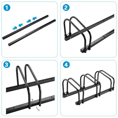 Trimate Bike Rack Stand: 4 Bikes - 2.4"Width Image 2