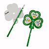 Trinity Shamrock Pencil St. Patrick&amp;#8217;s Day Handouts with Religious Card for 24 Image 1