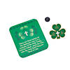 Trinity Shamrock Pins with Card - 12 Pc. Image 1