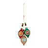 Triple Reflector Ornament (Set Of 12) 10.5"H Glass Image 1