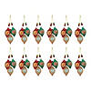 Triple Reflector Ornament (Set Of 12) 10.5"H Glass Image 2