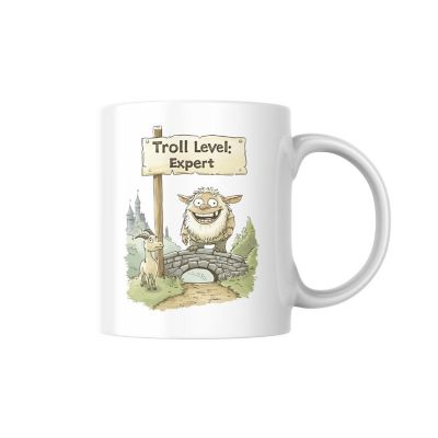 Troll Level_ Expert Mug by Dancing Littles Jungle Image 1