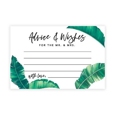 Tropical Banana Leaf Advice 4x6IN 56PC Image 1