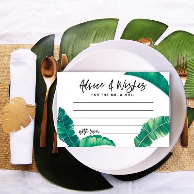 Tropical Banana Leaf Advice 4x6IN 56PC Image 2