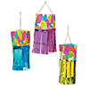 Tropical Leaf Hanging D&amp;#233;cor with Fringe - 6 Pc. Image 1