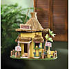 Tropical Tiki Hut Birdhouse 9.75X9X9.75" Image 1