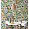 Tropical Zoo Peel & Stick Wallpaper - Gray Image 2