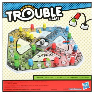 Trouble Board Game for Kids Ages 5 & Up, 2-4 Players Image 2
