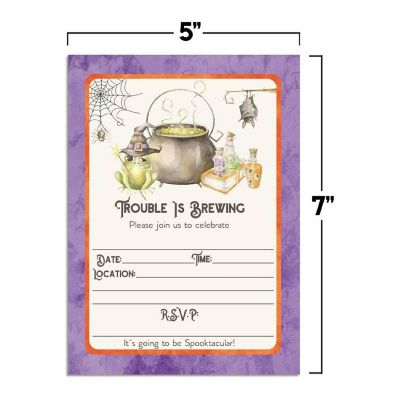 Trouble is Brewing Invitations 40pc. by AmandaCreation Image 3